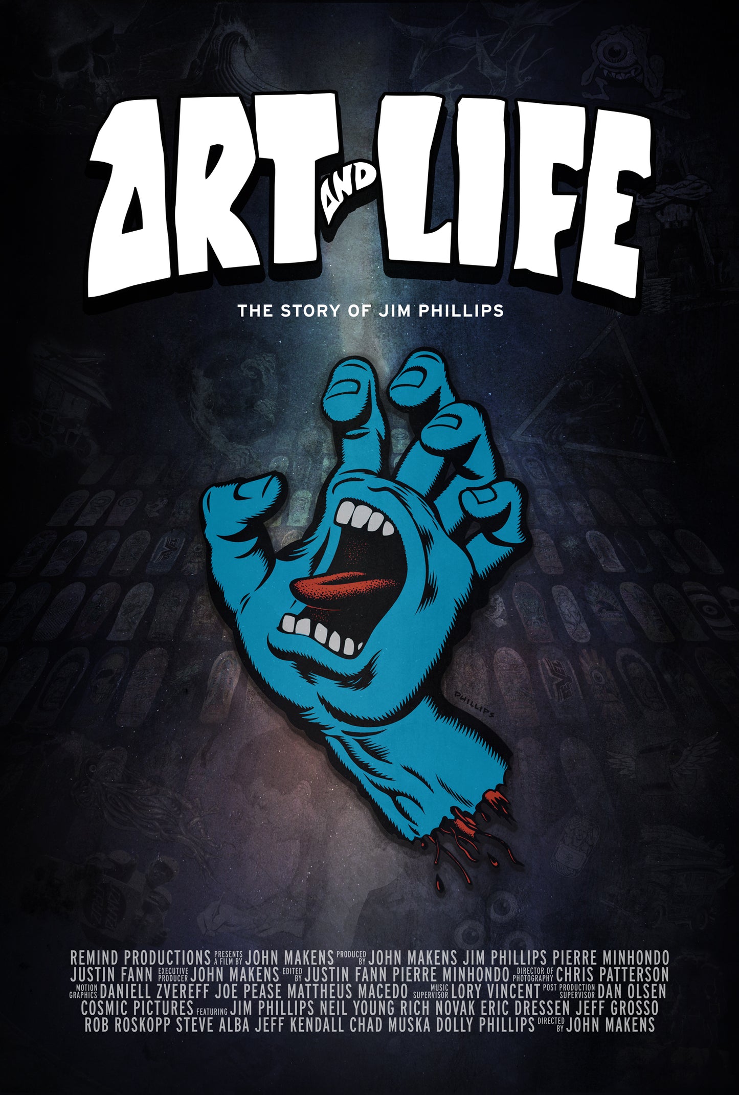 Art & Life: The Story of Jim Phillips – Movie Poster - Signed