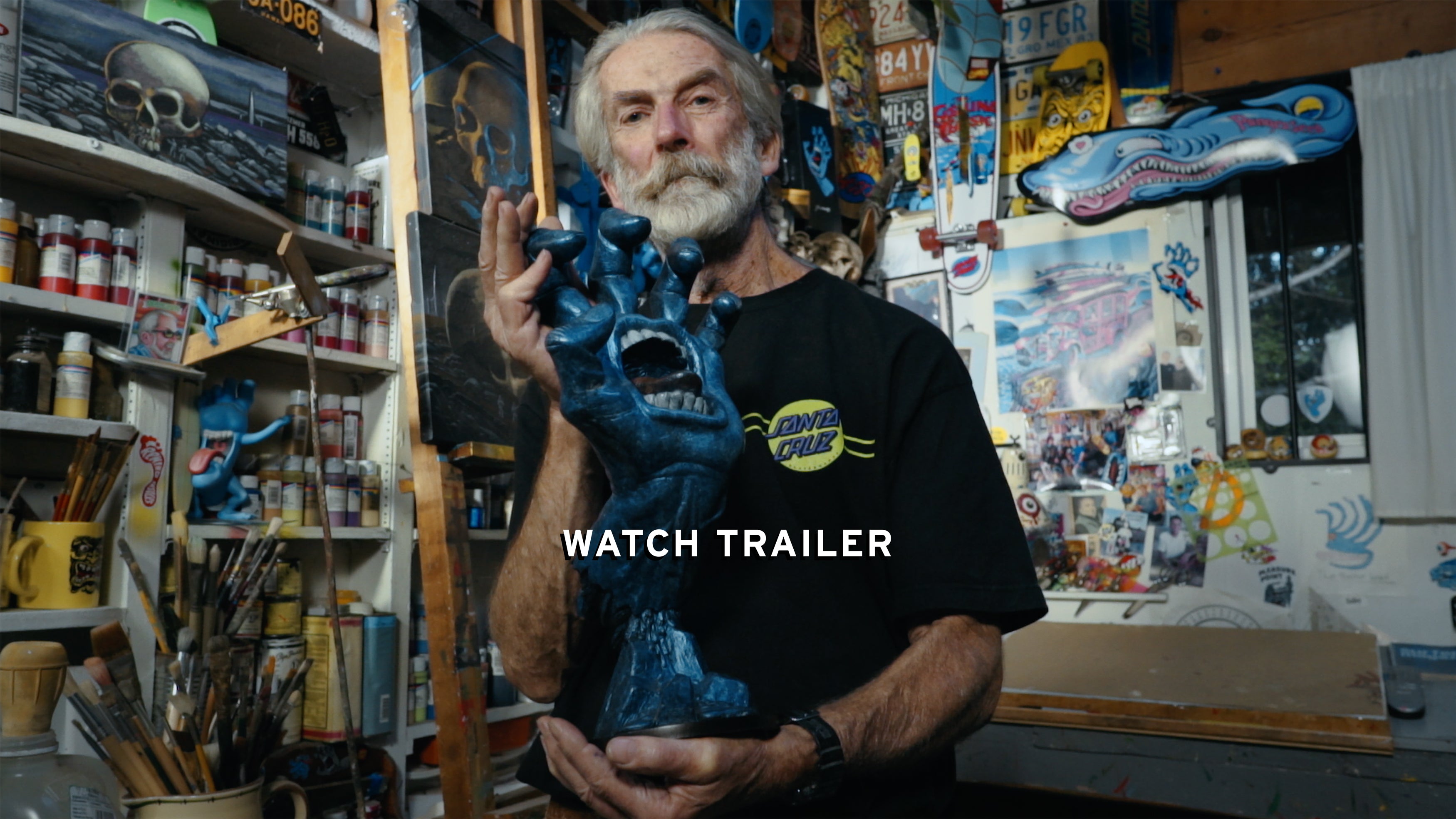 Load video: Embark on the epic ride of Jim Phillips, the genius behind skateboarding and rock culture&#39;s electrifying art. This documentary explores Phillips&#39; unyielding commitment to his craft, embodying a testament to resilience in art and life.